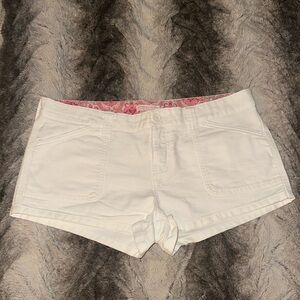 EUC Abercrombie & Fitch White Denim Shorts